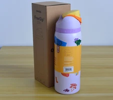 Owala water bottle freesip 32 oz Dear Diary Pink Limited Edition Bottle Gift Box