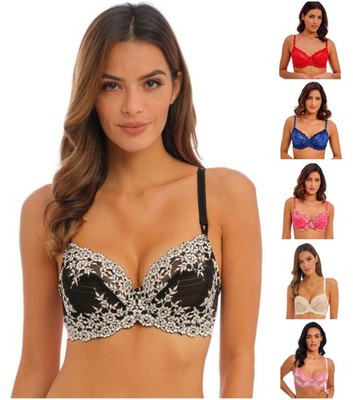 Wacoal Embrace Spitzen BH ungepolstert Vollschale mit Bügel Damen Dessous 065191