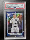 2024 Bowman Mega Box Chrome Navy Refractor #7 AARON JUDGE /175 PSA 9