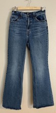 Levi's 70s High Flare Premium Jeans Women's 26 Blue Distressed