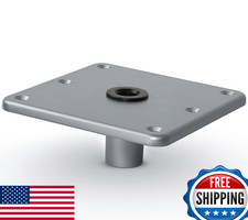 MATINA Boat Seat Base 7x7 Aluminum Pedestal 3/4" Pin Post Socket Heavy Duty Moun