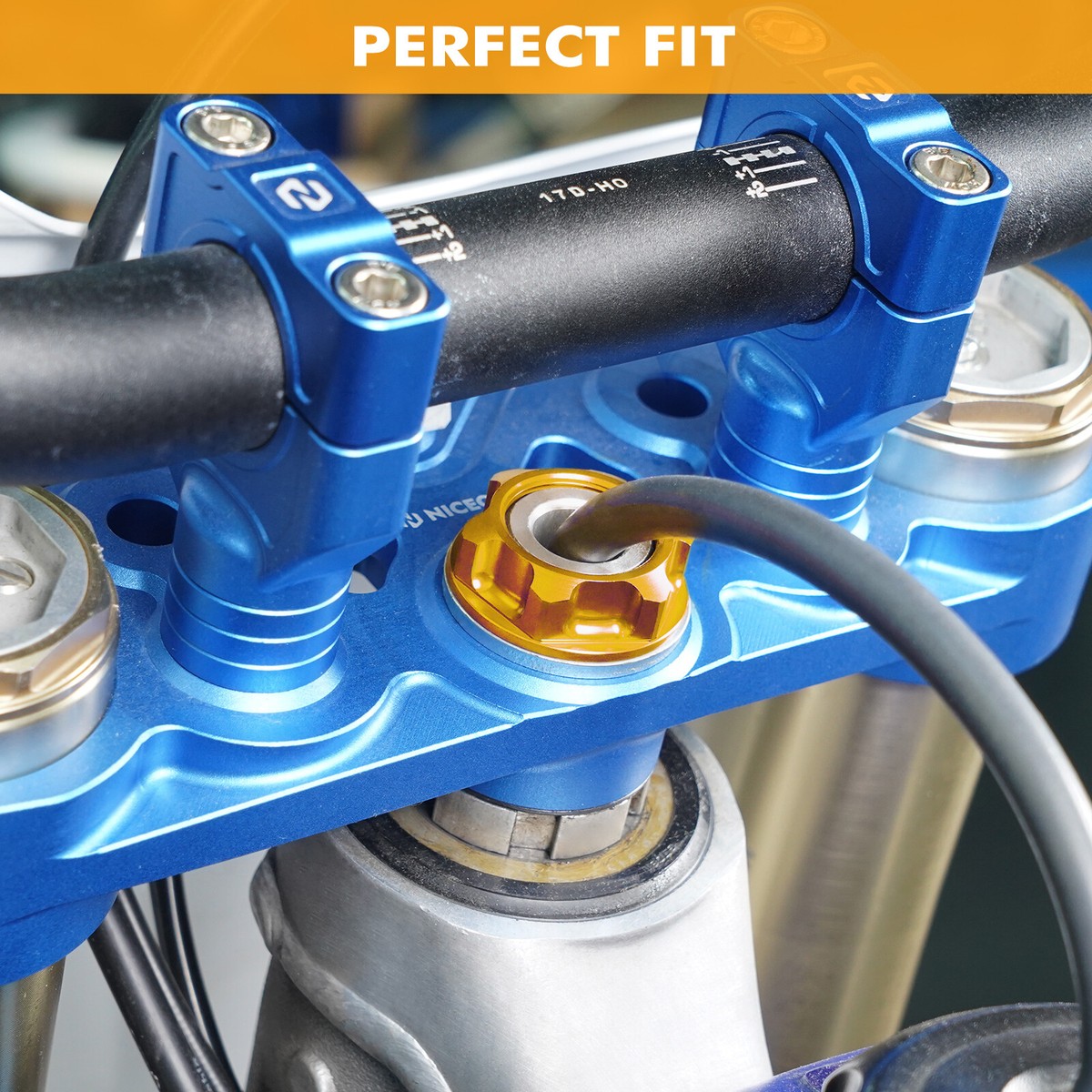 Steering Stem Nut For Suzuki RM125 RM250 2004-2013 RMZ250 2007