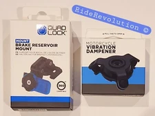 QUAD LOCK Scooter/Motorcycle Brake Reservoir Mount + Vibration Dampener - NEW!