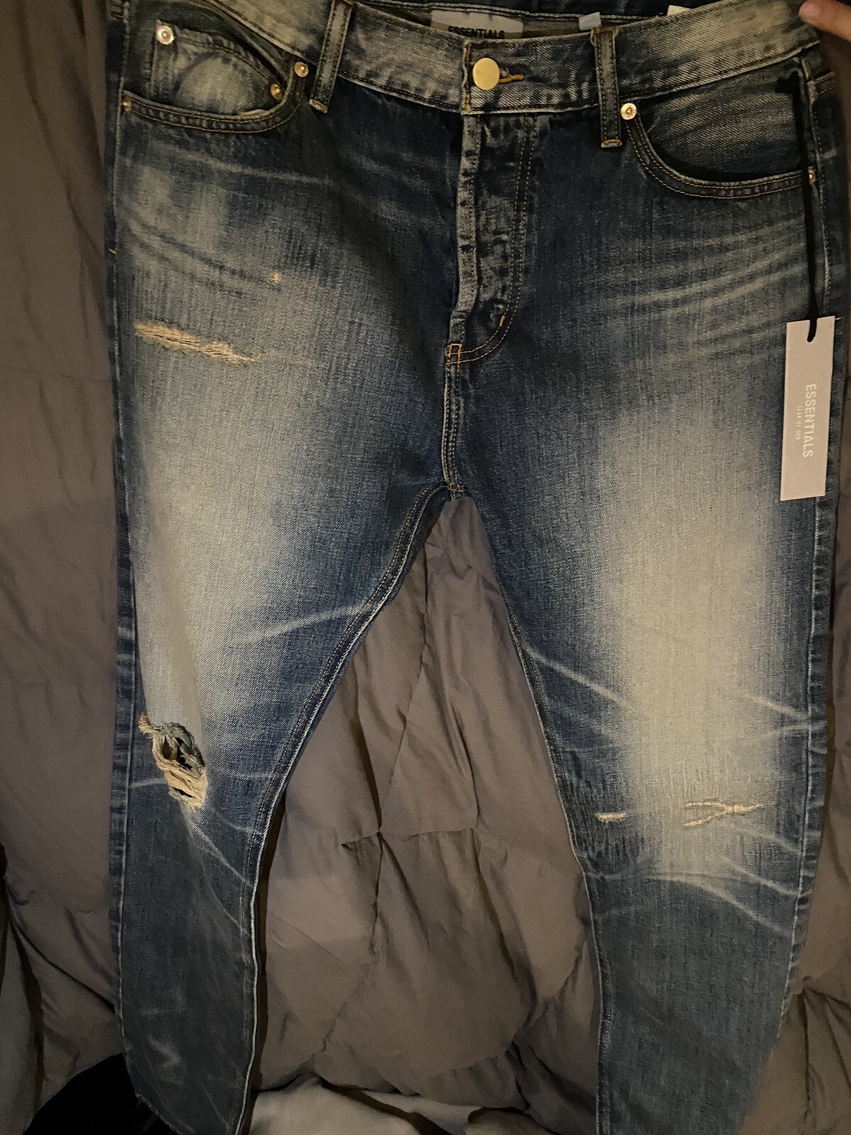 fear of god essentials jeans