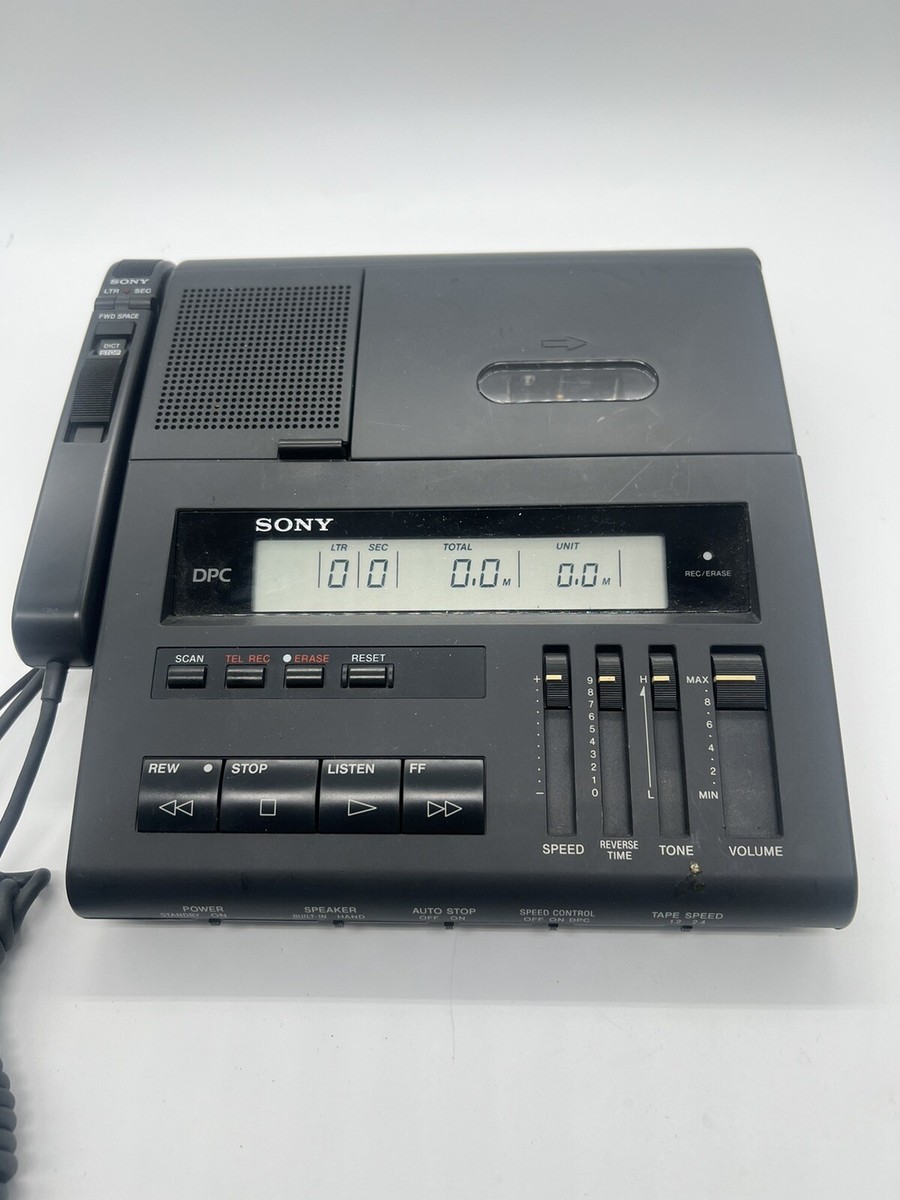 Sony BM-890 Microcassette Dictator / Transcriber with Hand Control