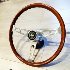 Somptueux Volant Bois Les Leston 38cm Neuf & Complet Alpine A108 Caravelle 4CV