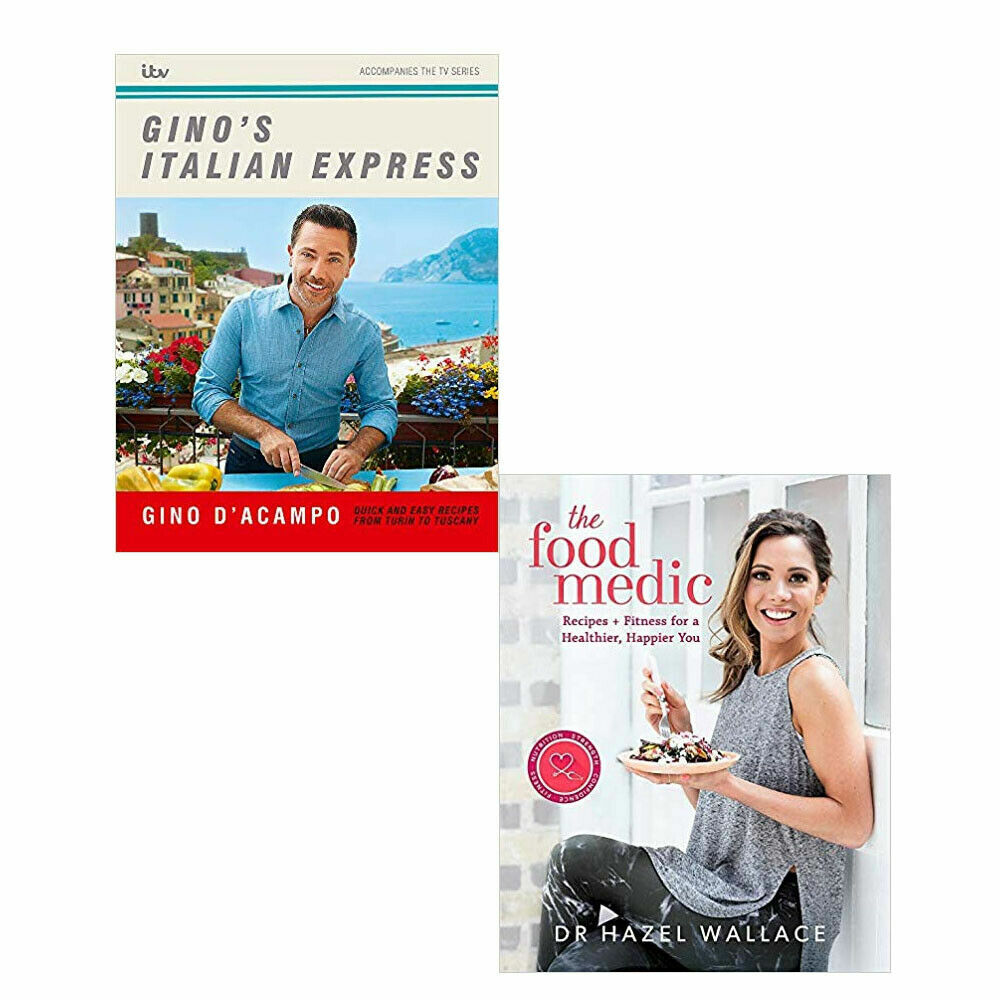 Gino's Italian Express, The Food Medic 2 Books Collection Set HB NEW