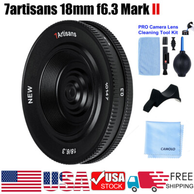 7artisans 18mm F6.3 Mark II MF Lens APS-C Lens For Sony Fujifilm  M43 Nikon