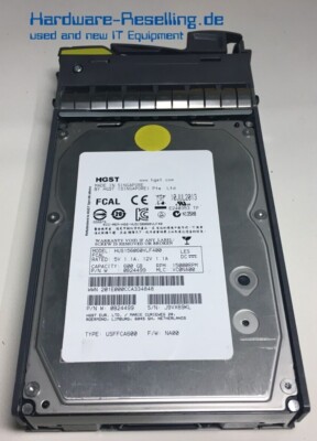 NetApp Hitachi 600GB 15K 4G FC HUS156060VLF400 108-00225 X292A-R6 0942801-04