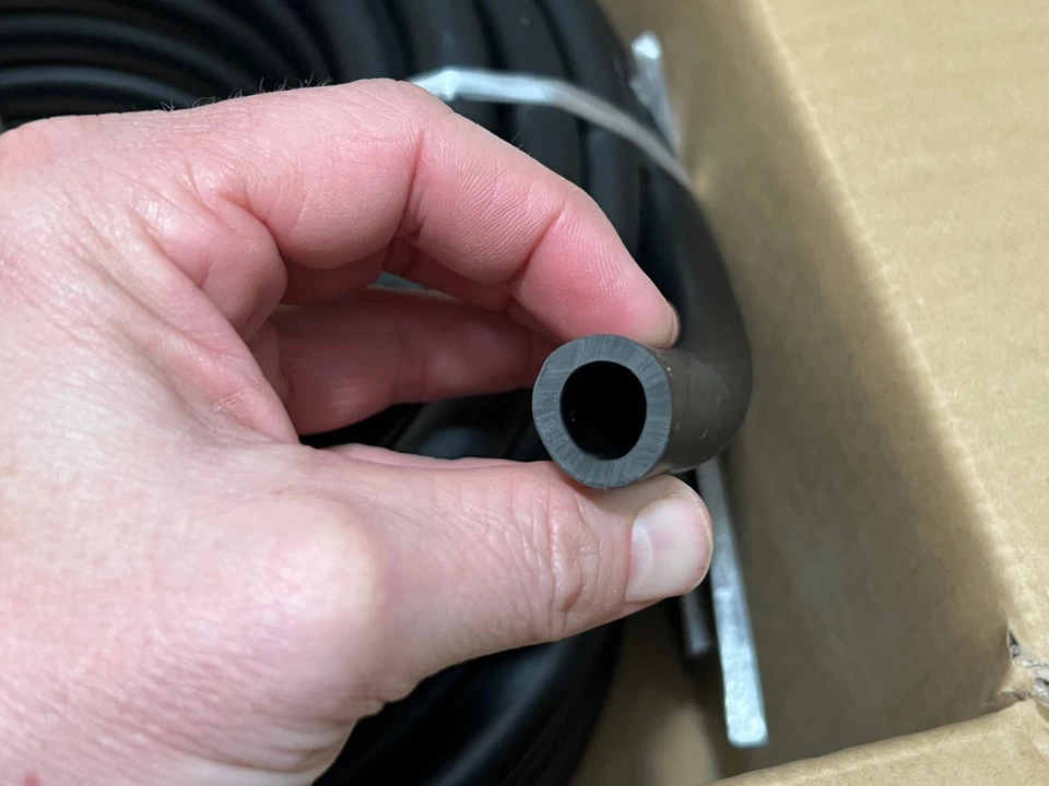 100 футов - 1/2 дюйма внутренний диаметр - самопускающийся утяжеленный воздушный шланг аэрация рулон трубки воздушной линии - Изображение 4 из 4