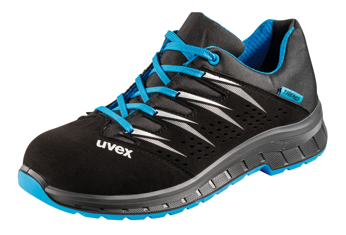 UVEX  - Calzatura bassa nera/blu uvex 2 trend, S1