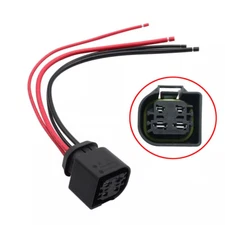 Water Pump Connector Plug Pigtail Harness For Pierburg CWA400