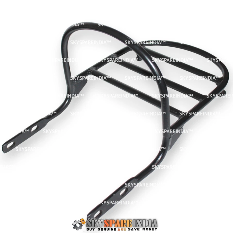 Portaequipajes trasero compatible con Royal Enfield Bullet Classic 350 500cc Foto 3 de 4