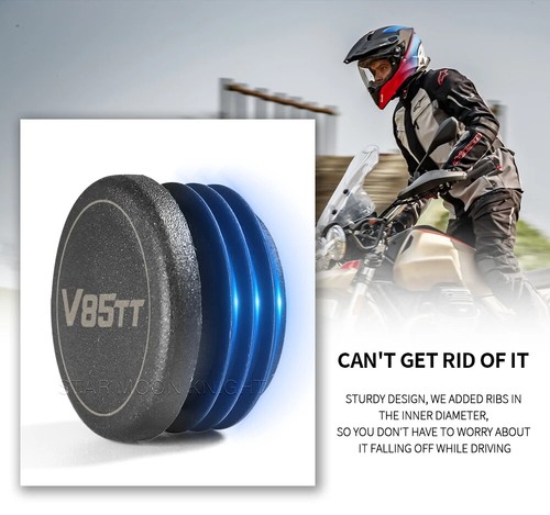 Tapas de extremo de cuadro de motocicleta Tapas de orificio de marco Tapas Enchufe para Moto Guzzi V85TT 2022- - Imagen 9 de 20