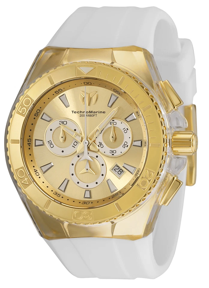 Technomarine TM-115049 Cruise Star золото и золото 46 мм швейцарский Movt сапфировое стекло  - Изображение 2 из 4