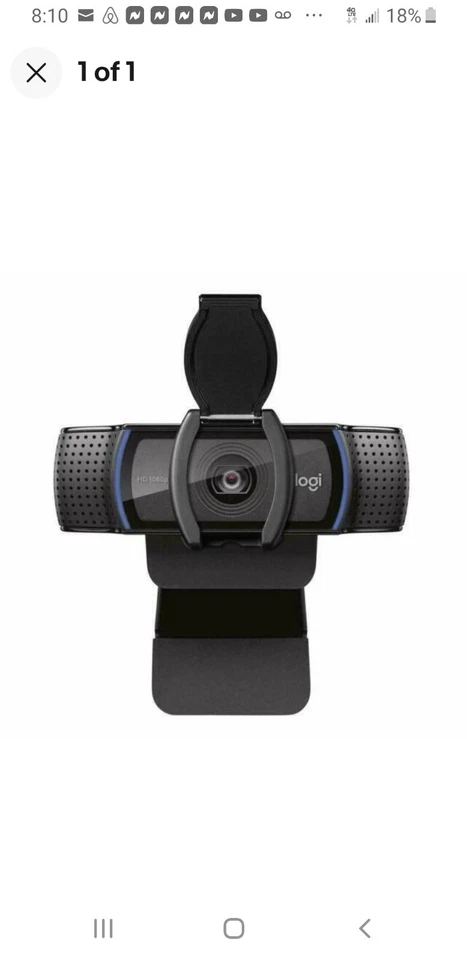 Logitech C920s Pro HD 1080p Webcam with Privacy Shutter - In Hand Fast Shipping - Image 2 of 4