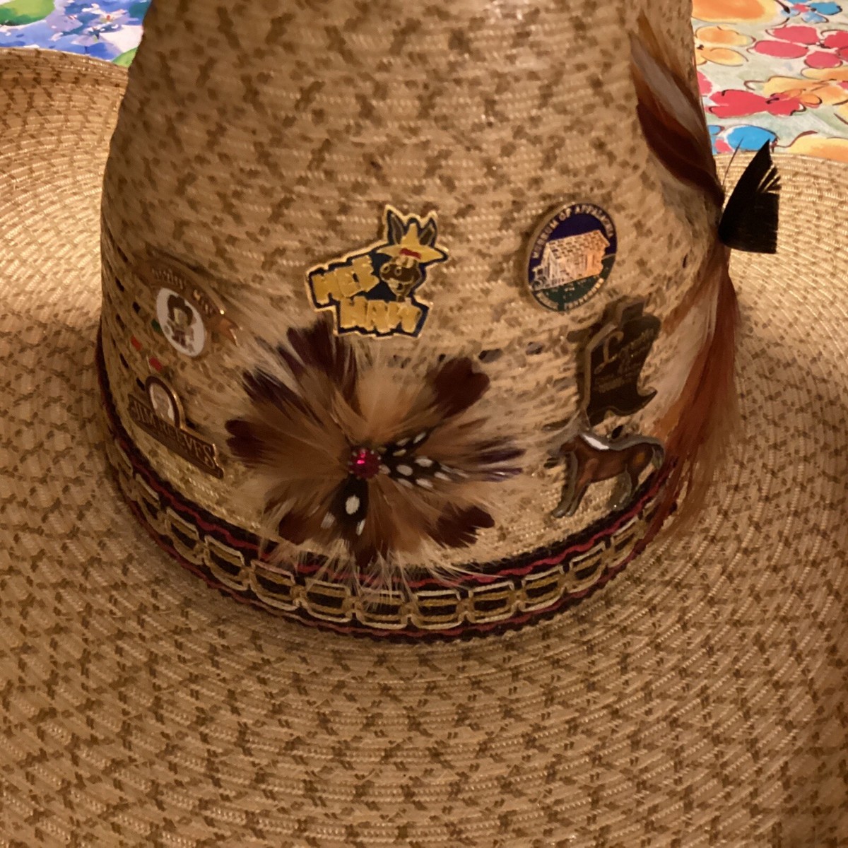 Rio grande cowboy hat chijuajua great for festivals or any western attire Vintage Rio Grande San Francisco Hats Chihuahua Mexico  main image 4