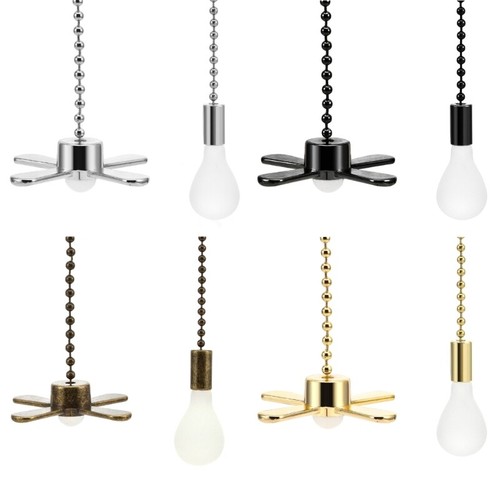 Stylish Pendant Fan Pull Chain Convenient Fan Switches for Ceiling Fans & Lights - Picture 1 of 12