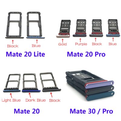 For Huawei Mate 20 Lite 30 Pro SIM Card Holder Tray Slot Holder