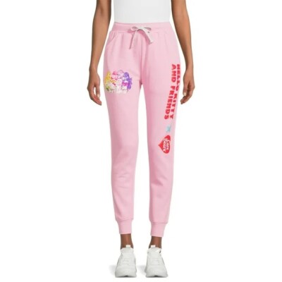 Hello Kitty And Friends x Care Bears Jogger Sweatpants Pink Junior Medium 7-8