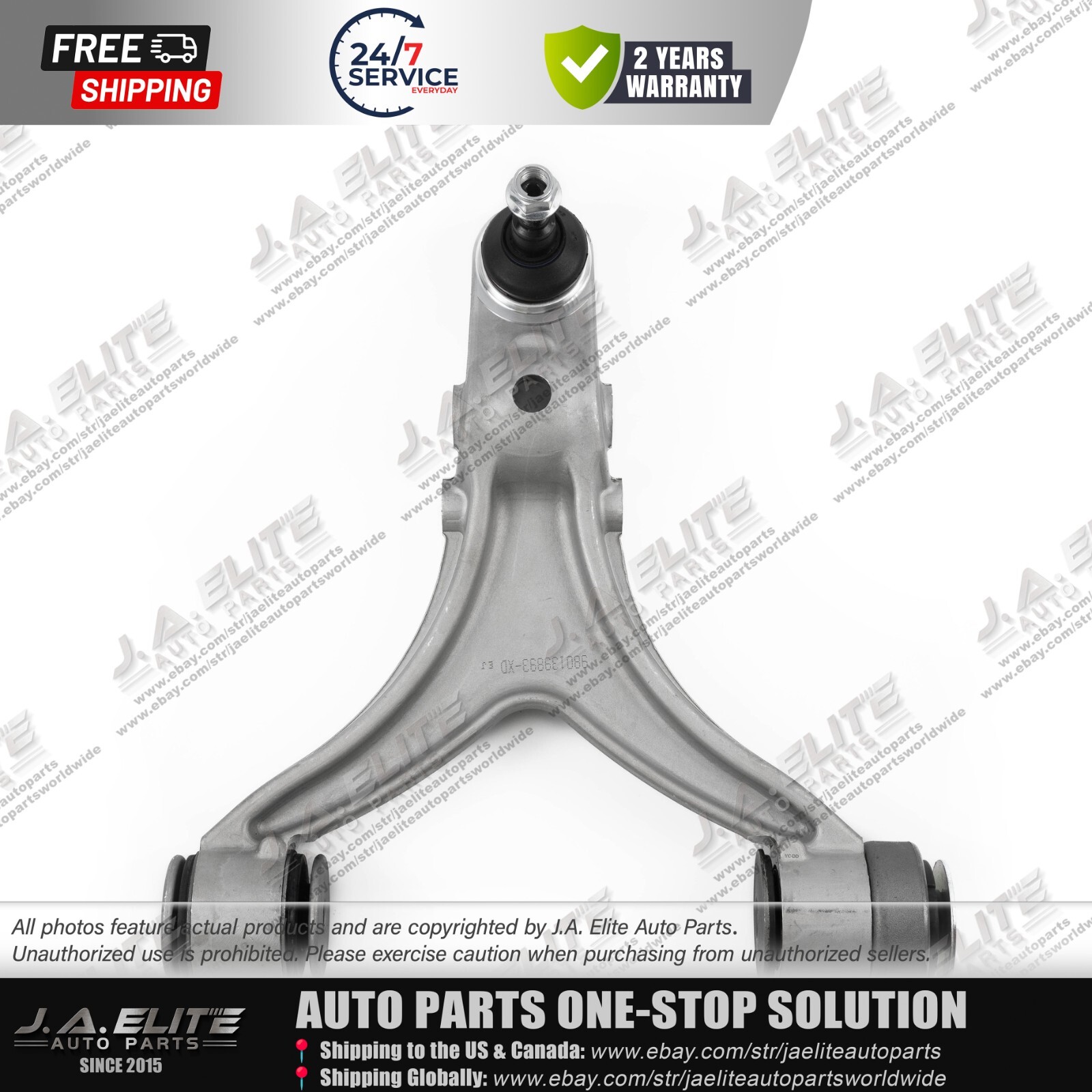 2pcs Upper &Lower Right Control Arm for Maserati Quattroporte GT GC 980139893