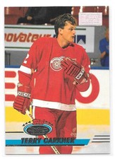 1993-94 Topps Stadium Club 1st First Day Issue Parallel #252 Terry Carkner
