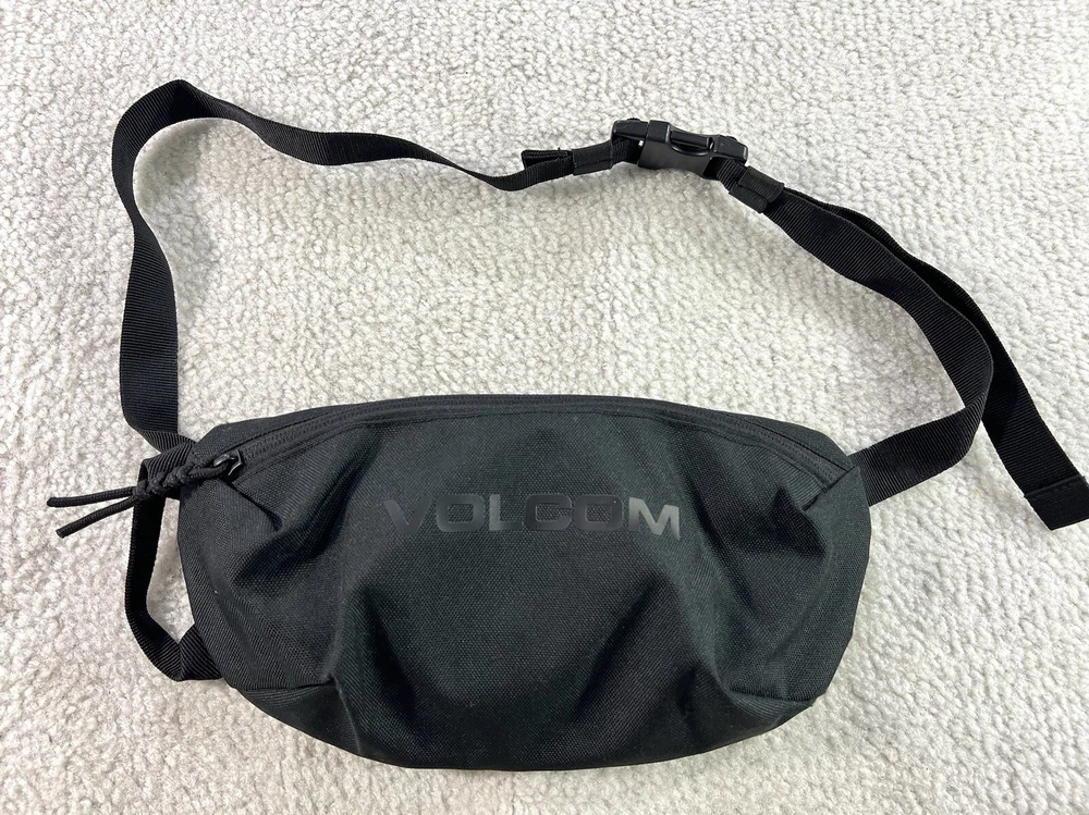 Volcom Belt Bag Fanny Pack Adjustable Black Logo Adjustable O/S