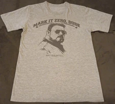 Unisex Med The Big Lebowski Mark It Zero, Dude Graphic Movie Collector T Shirt