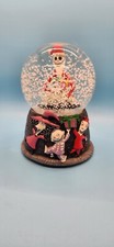 Nightmare Before Christmas SANTA JACK LOCK SHOCK BARREL MUSICAL SNOWGLOBE MOTION