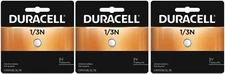 3 Pack Duracell CR1/3N DL1/3N 2L76 Photo Lithium 3V Batteries EXP 2028