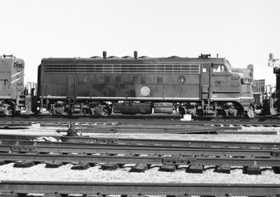 Texas & Pacific EMD F7 Freight Locomotive No. 883 Dallas TX 1967 5 x 7 Photo