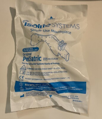 Isolite Systems: Isolite, Isodry, Isovac, mouthpieces, Unopened Packs, Pediatric