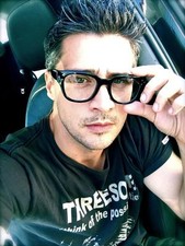 Vintage Retro Clear Lenses Big Thick Square Frame Eyeglasses Men Women Eyewear