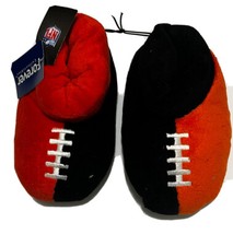 Forever Collectibles Cleveland Browns NFL Logo--Orange Black SLIPPERS/XL