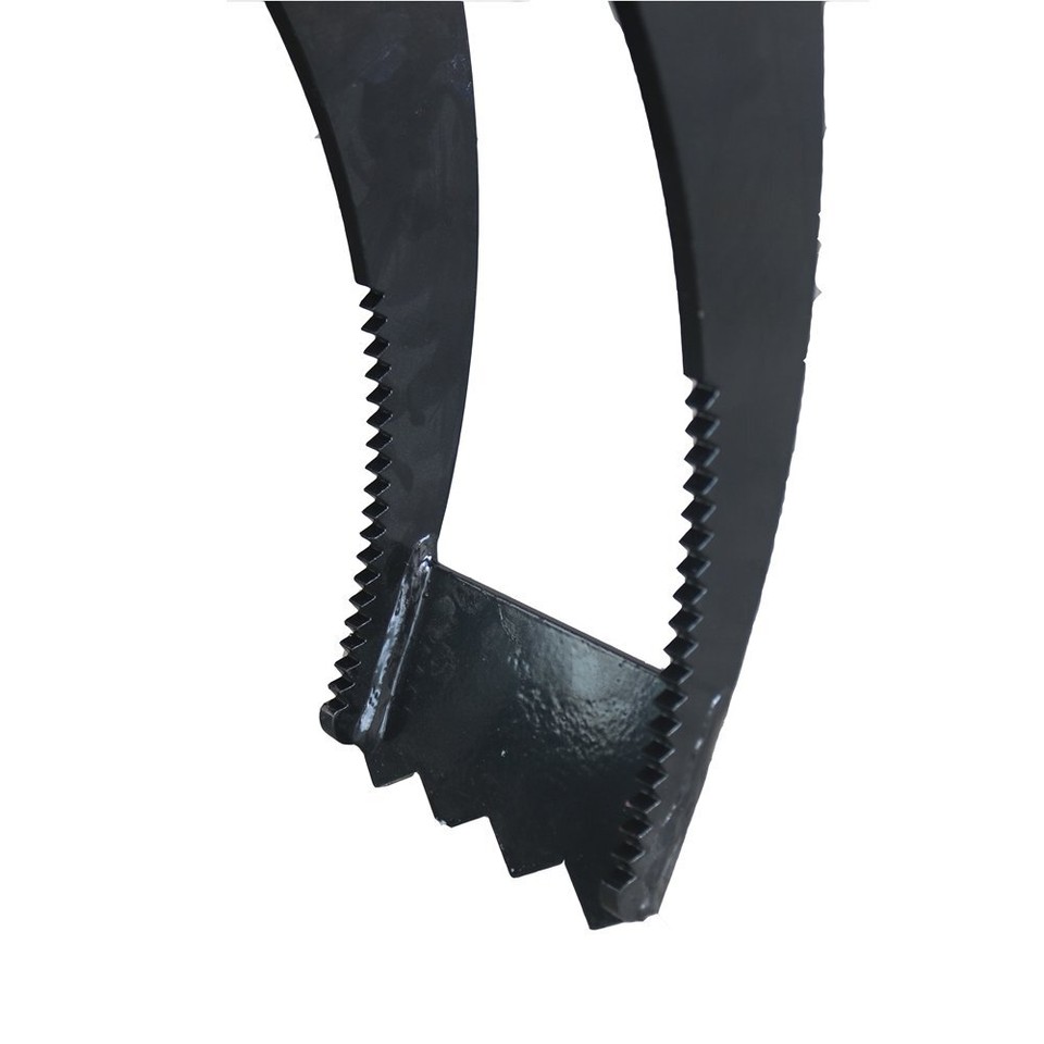 Heavy Duty Skid Steer Log Grapple Bucket Universal Quick Attach Black