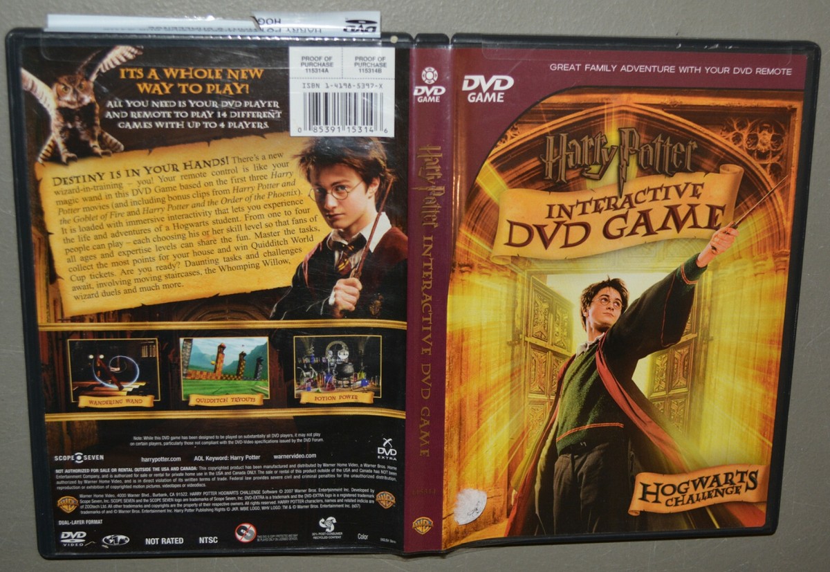 DVD game - Harry Potter Interactive DVD game - Hogwart's Challenge