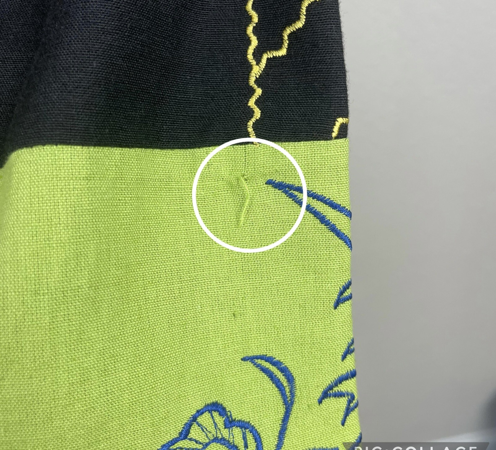 Indigo Moon Multi Colored Mix Patchwork Pattern F… - image 3