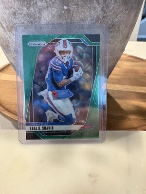 2024 Panini Prizm Khalil Shakir Green Scope SSP 21/75 Buffalo Bills