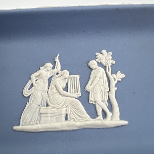 Englischer Porzellan Teller Wedgwood Celeste Azzurro Vintage Tablett - Bild 5 von 7