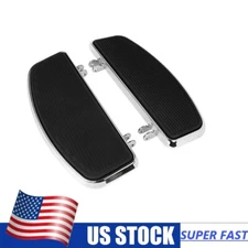Chrome Full Set Front Footboards For Harley Touring Road King Street Glide Model