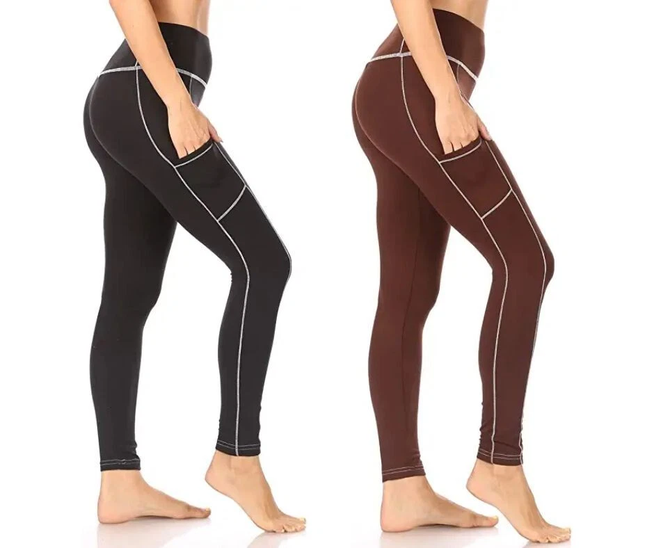 Women's Fleece-Lined Active Leggings with Pockets