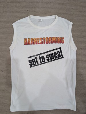 Jimmy Barnes Set To Sweat 1985 Tour Singlet Joe Ely Cold Chisel shirt