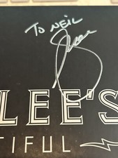 Geddy Lee's "Big Beautiful Book of Bass" SIGNED RUSH (2018, Hardcover) To Neil