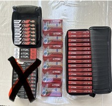 TDK D60 D90 Audio Cassette Tapes High Output ICEI/Type I-NEW/SEALED 31 Tapes