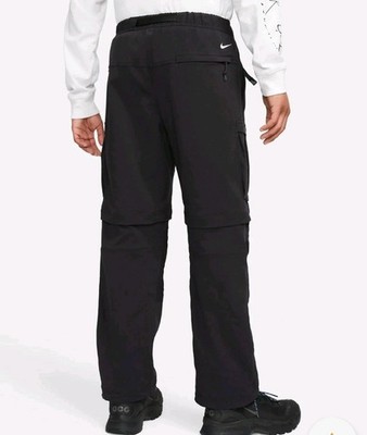 Nike ACG Smith Summit Convertible Cargo Pants Black Men's Size
