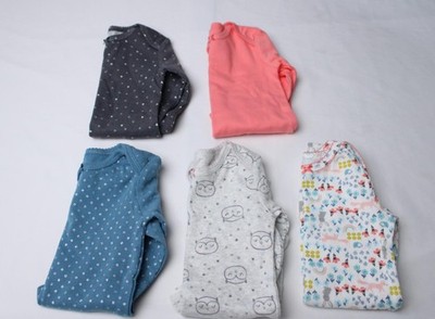 Simple Joys by Carter's Baby Girl's Five Pack Bodysuit EJ3 Assorted Size 12M NWT