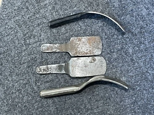 Lot Of 4 Vintage Curved Auto Body Repair Slapper Spoon Dolly   USA
