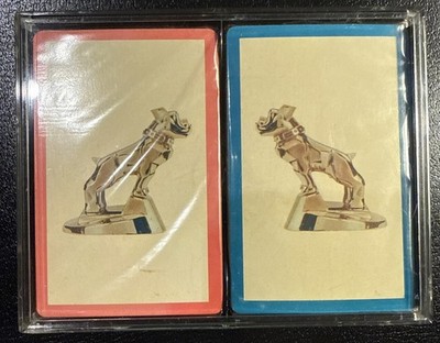 Vintage Pair Of Mack Truck Bulldog Playing Cards ~ New In Case