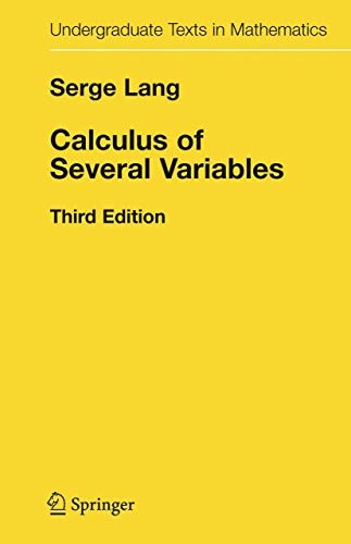 Calculus Of Several Variables Serge Lang - Image 4