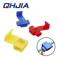 SCOTCH LOCK QUICK SPLICE WIRE CONNECTORS, ELECTRICAL CABLE JOINT CRIMP TERMINALS